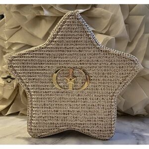 Dior Beige Star Cosmetic Case. New !! Empty inside Holiday Limited edition.